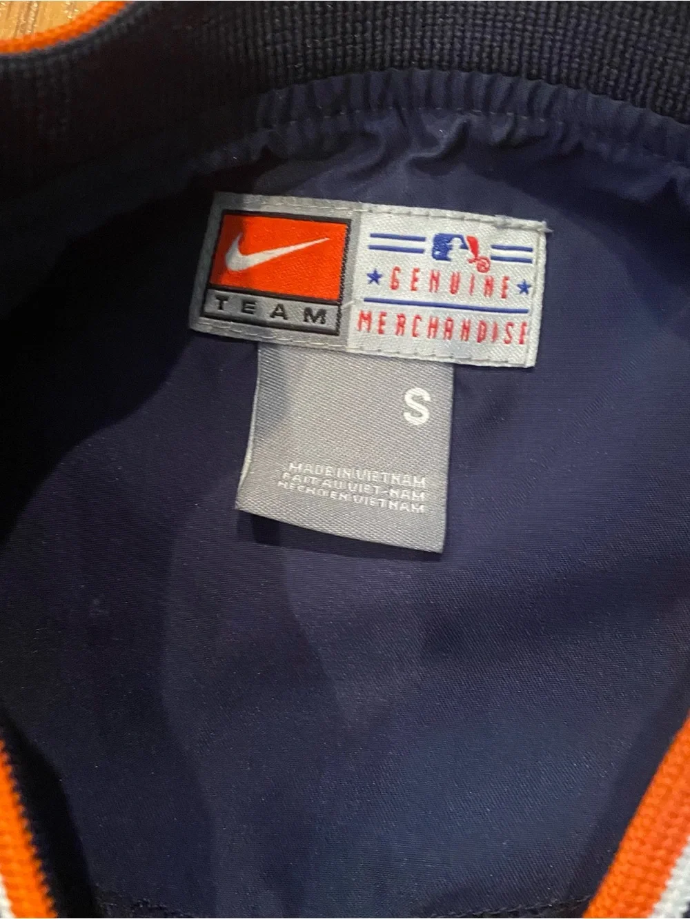 VTG Detroit tigers Nike Pullover Windbreaker Kids Youth Size Small